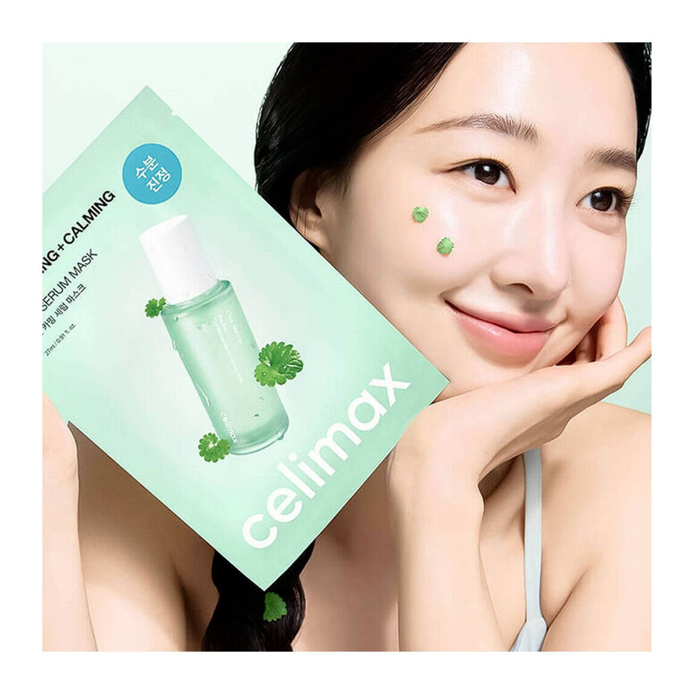 Celimax Cica Calming Serum Mask - Peaches&Creme Shop Korean Skincare Malta
