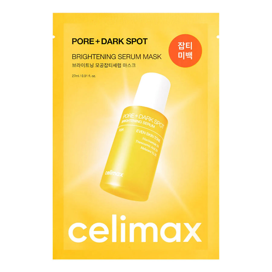 CELIMAX Pore+Dark Spot Brightening Serum Mask - Peaches&Creme Shop Korean Skincare Malta