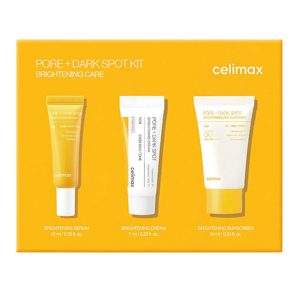 CELIMAX Pore + Dark Spot Brightening Kit - Peaches&Creme Shop Korean Skincare Malta