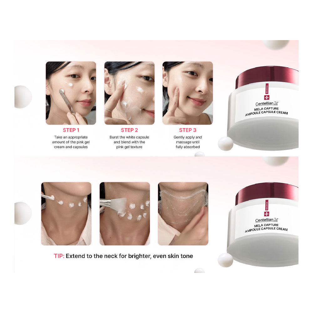 CENTELLIAN24 Madeca Mela Capture Ampoule Capsule Cream - Peaches&Creme Shop Korean Skincare Malta