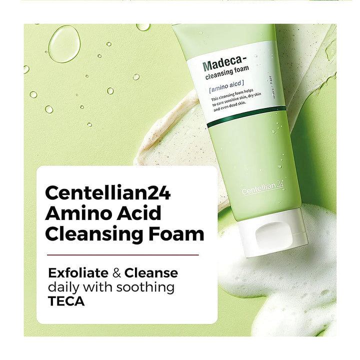 CENTELLIAN24 Madeca Amino Acid Cleansing Foam - Peaches&Creme Shop Korean Skincare Malta