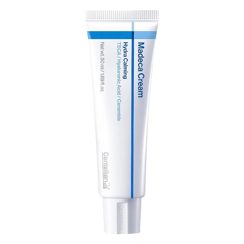 Tube of Madeca Cream on a white background