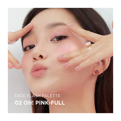 CLIO [TWINKLEPOP] Face Flash Palette - Peaches&Creme Shop Korean Skincare Malta
