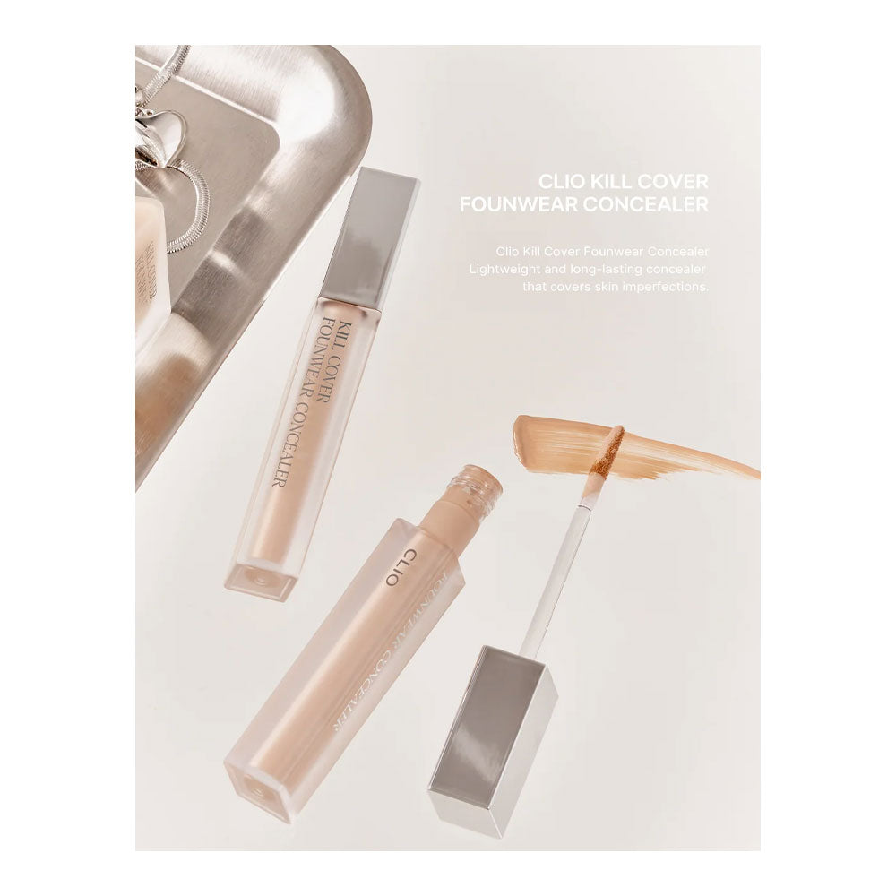 CLIO Kill Cover Founwear Concealer - Peaches&Creme Shop Korean Skincare Malta