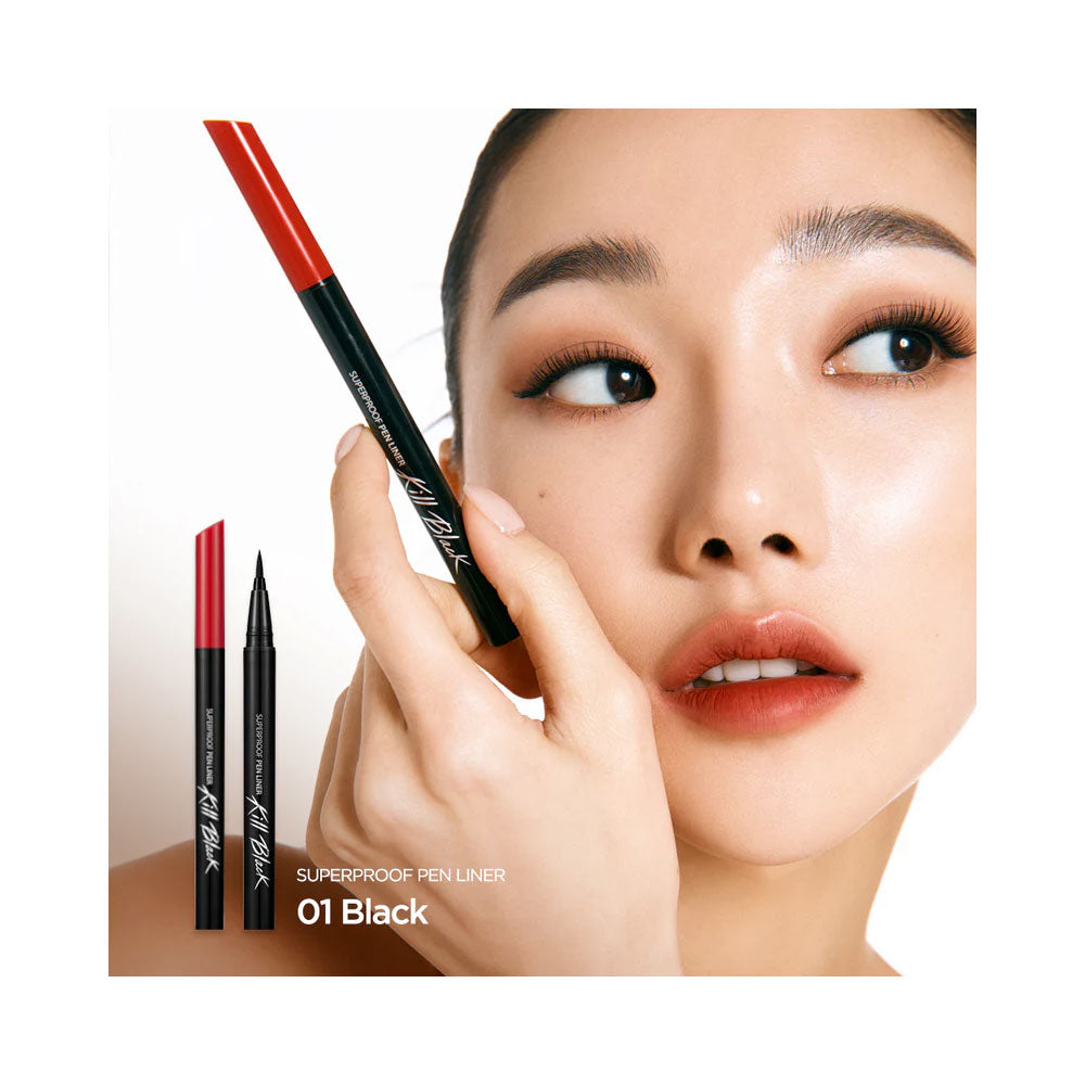 CLIO Superproof Pen Liner - Peaches&Creme Shop Korean Skincare Malta