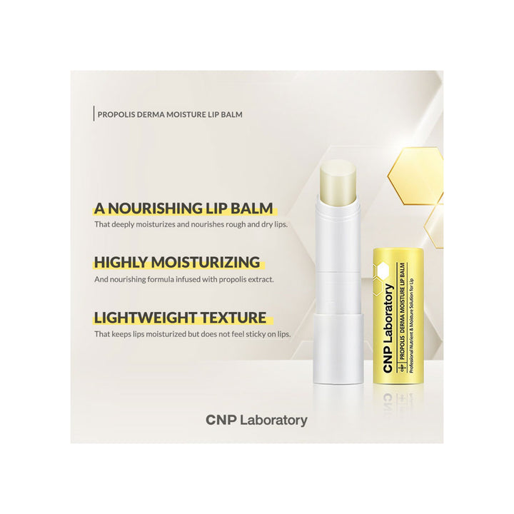 CNP LABORATORY Propolis Derma Moisture Lip Balm - Peaches&Creme Shop Korean Skincare Malta