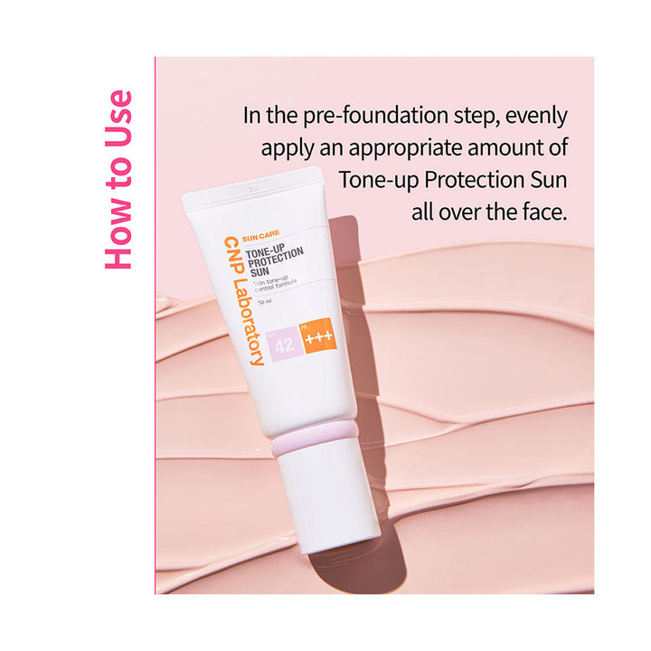 CNP LABORATORY Tone-Up Protection Sun - Peaches&Creme Shop Korean Skincare Malta