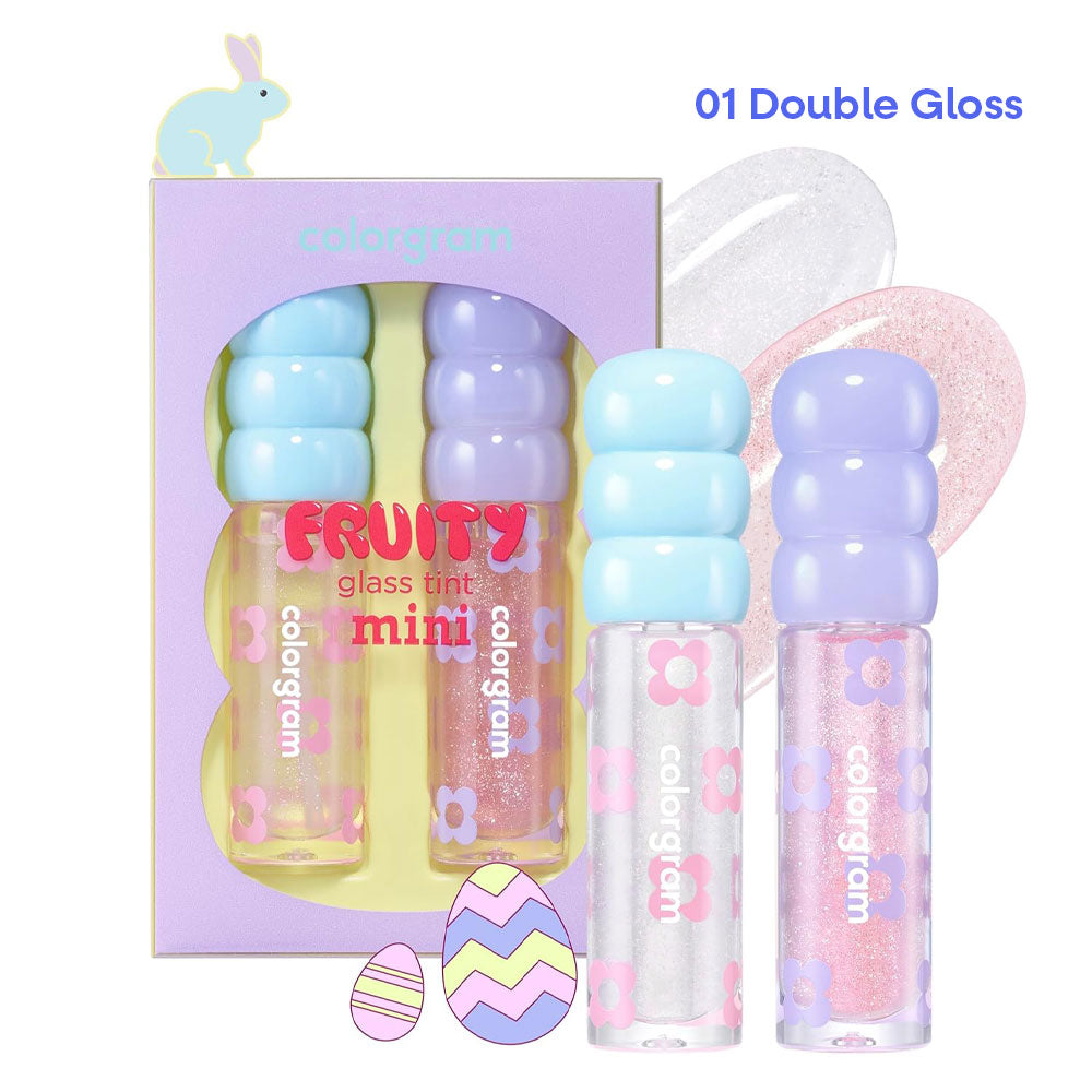 COLORGRAM Fruity Glass Tint Mini Duo - Peaches&Creme Shop Korean Skincare Malta