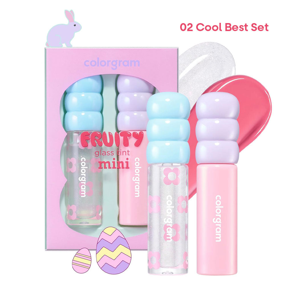 COLORGRAM Fruity Glass Tint Mini Duo - Peaches&Creme Shop Korean Skincare Malta