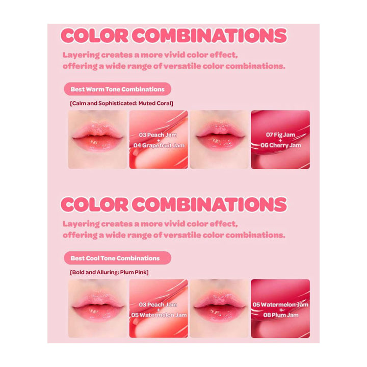 COLORGRAM Tintin Dory Lip Jam - Peaches&Creme Shop Korean Skincare Malta