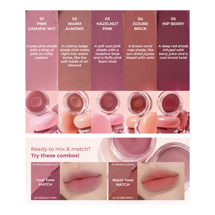 COLORGRAM Tintin Dory Blur Jam - Peaches&Creme Shop Korean Skincare Malta