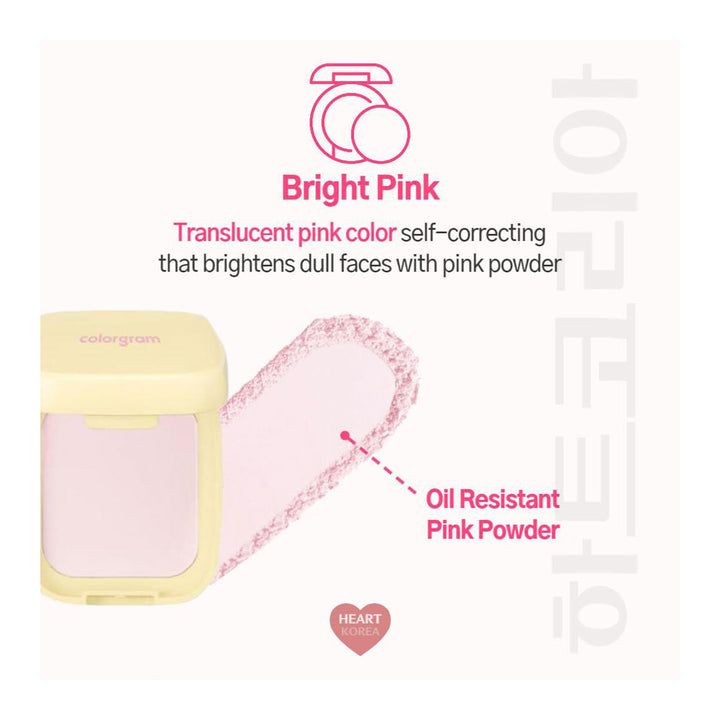 COLORGRAM Sebum Retouching Blur Pact - Peaches&Creme Shop Korean Skincare Malta