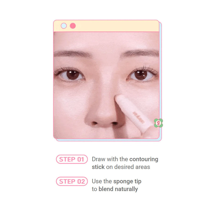 COLORGRAM Re-Forming Contour Stick - Peaches&Creme Shop Korean Skincare Malta