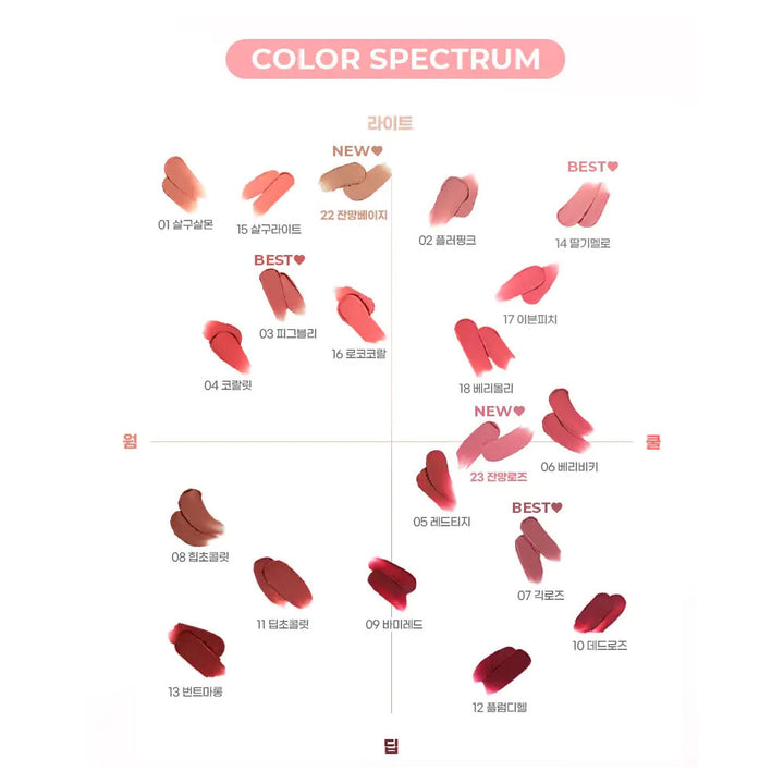 COLORGRAM Nude Blur Tint - Peaches&Creme Shop Korean Skincare Malta