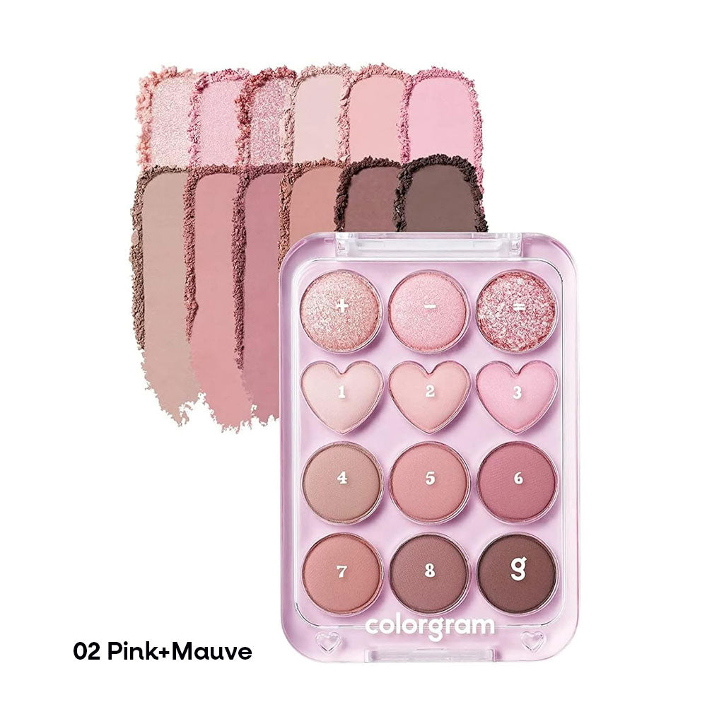 COLORGRAM Pin Point Eyeshadow Palette - Peaches&Creme Shop Korean Skincare Malta