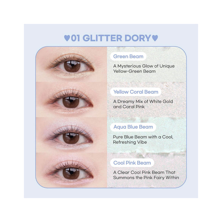 COLORGRAM Tintin Dory Eyeshadow Palette - Peaches&Creme Shop Korean Skincare Malta