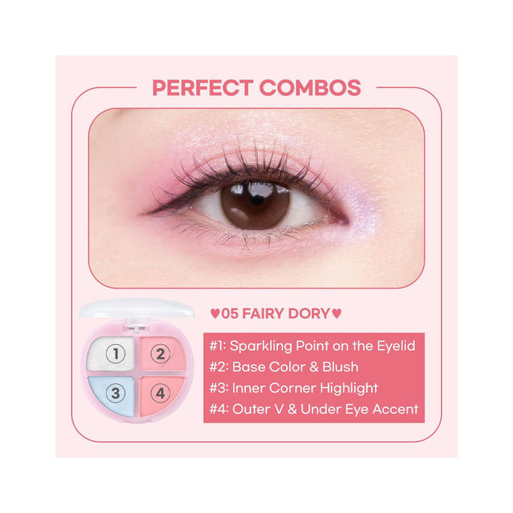 COLORGRAM Tintin Dory Eyeshadow Palette - Peaches&Creme Shop Korean Skincare Malta