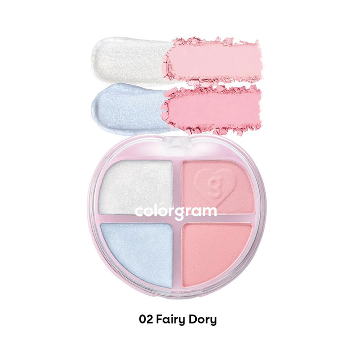 COLORGRAM Tintin Dory Eyeshadow Palette - Peaches&Creme Shop Korean Skincare Malta