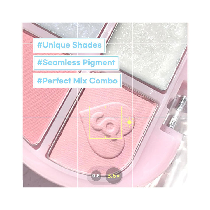 COLORGRAM Tintin Dory Eyeshadow Palette - Peaches&Creme Shop Korean Skincare Malta