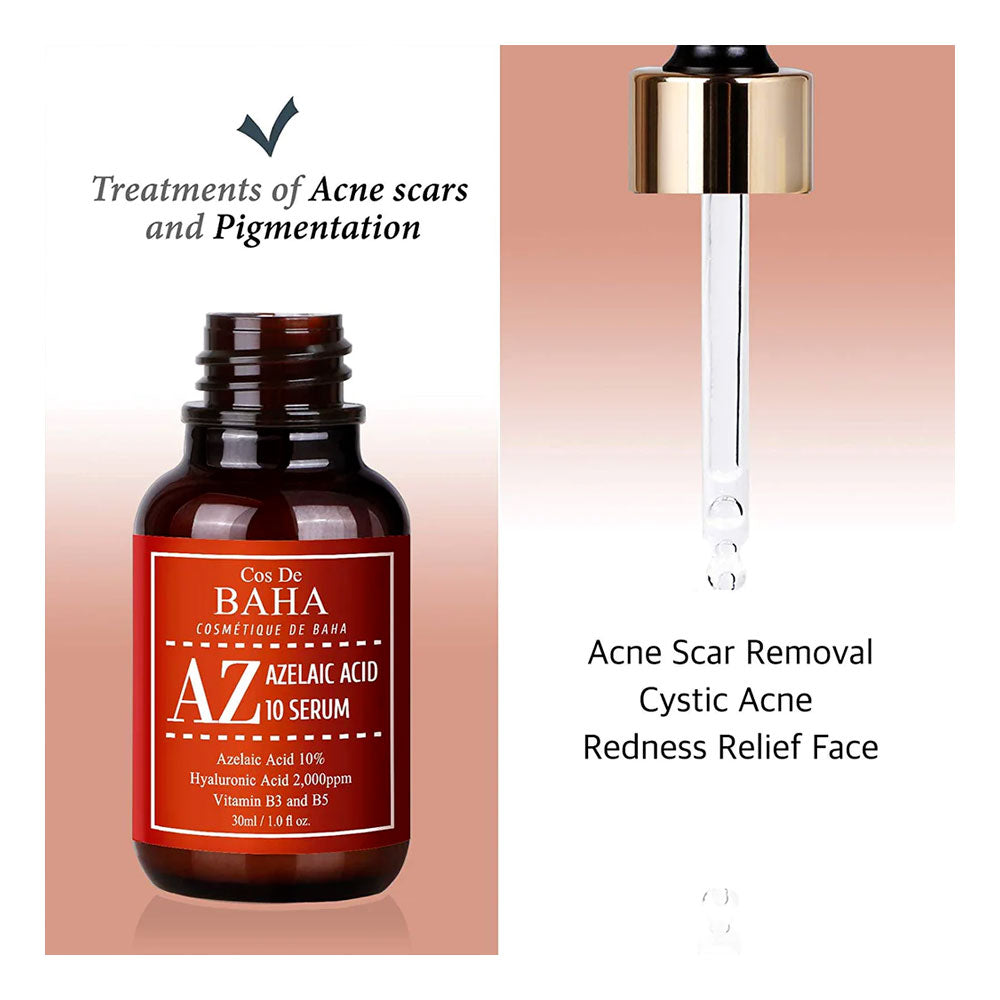 COS DE BAHA AZ Azelaic Acid 10 Serum - Peaches&Creme Shop Korean Skincare Malta
