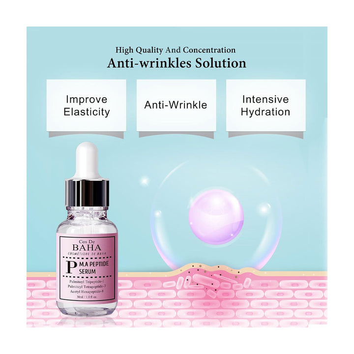 COS DE BAHA M.A Peptide Serum - Peaches&Creme Shop Korean Skincare Malta