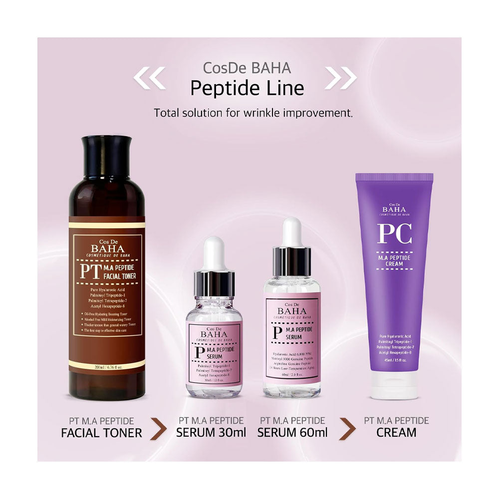 COS DE BAHA M.A Peptide Serum - Peaches&Creme Shop Korean Skincare Malta