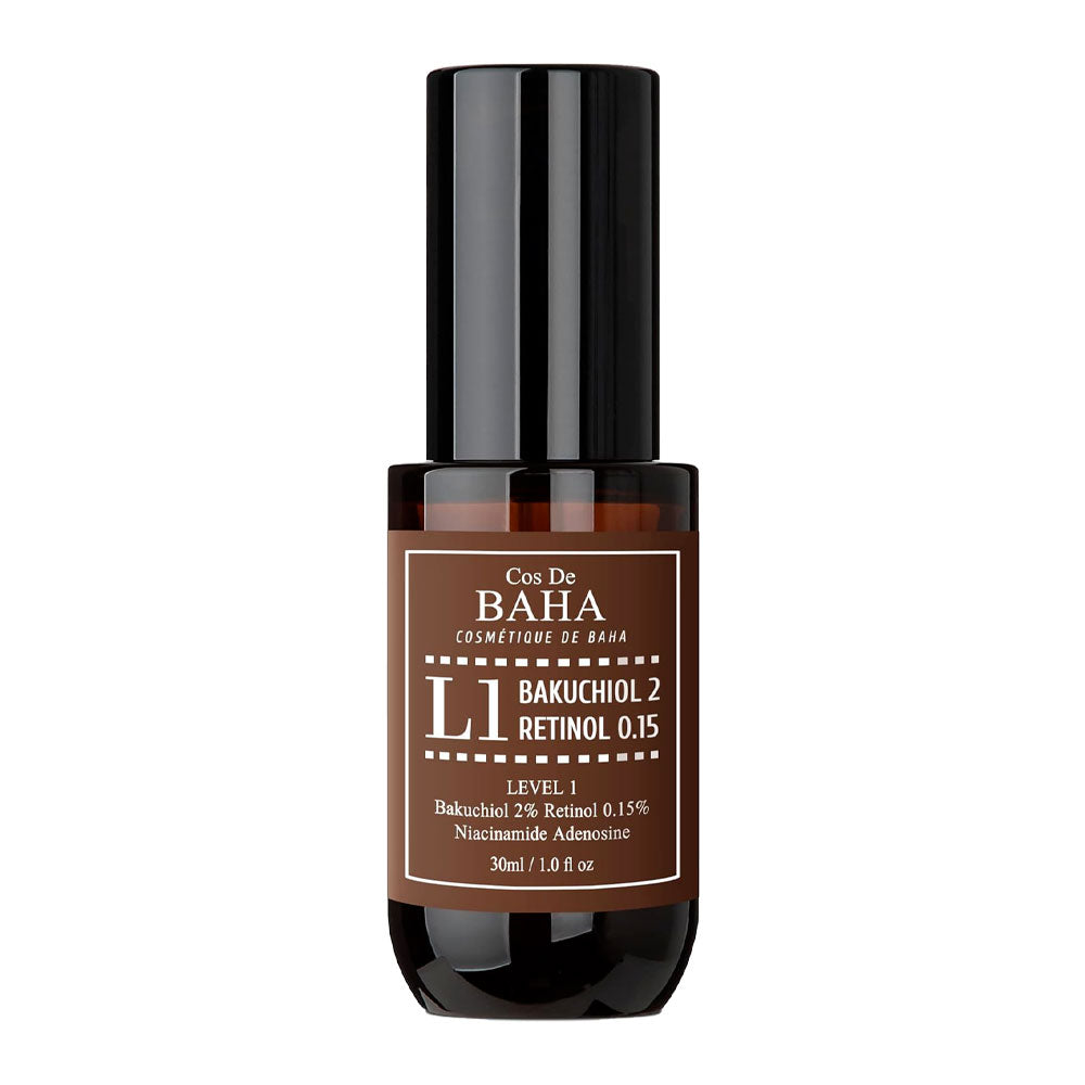 COS DE BAHA L1 Level 1 Bakuchiol 2 Retinol 0.15 Serum - Peaches&Creme Shop Korean Skincare Malta