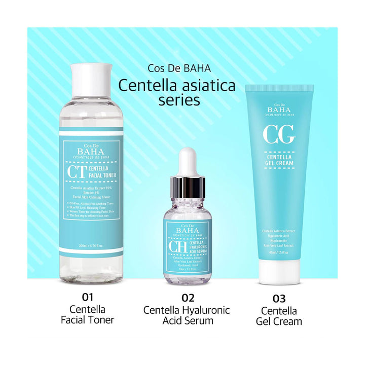 COS DE BAHA CG Centella Gel Cream - Peaches&Creme Shop Korean Skincare Malta