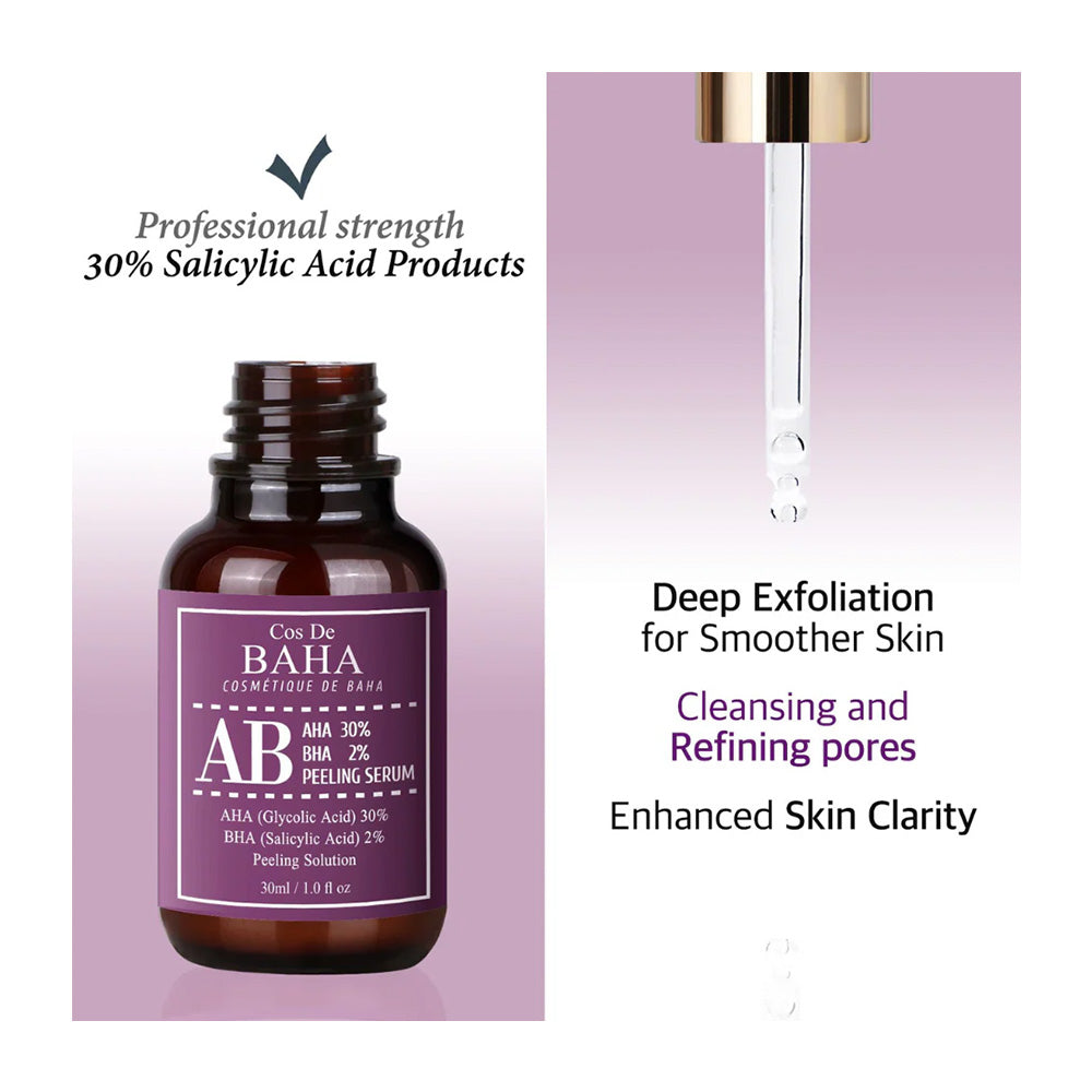 COS DE BAHA AB Peeling Serum - Peaches&amp;Creme Shop Korean Skincare Malta
