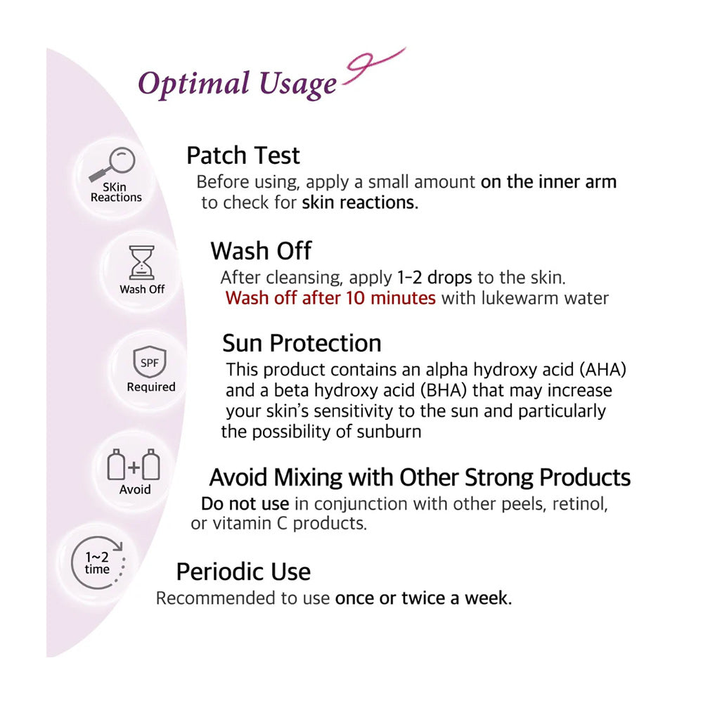 COS DE BAHA AB Peeling Serum - Peaches&amp;Creme Shop Korean Skincare Malta