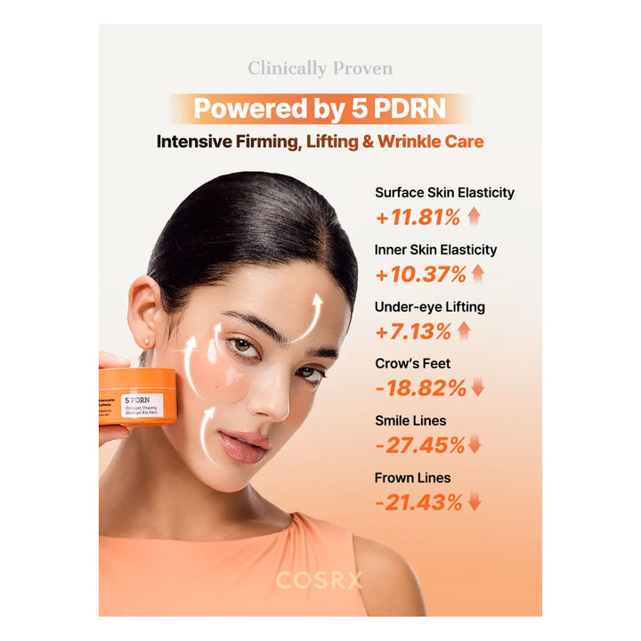 Cosrx skincare product with a woman&