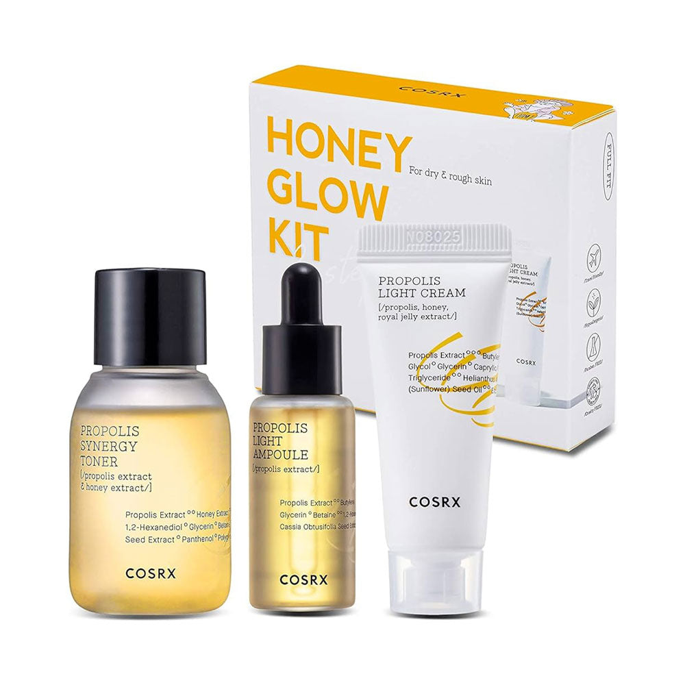 COSRX HONEY GLOW KIT- 3 step - Peaches&Creme Shop Korean Skincare Malta