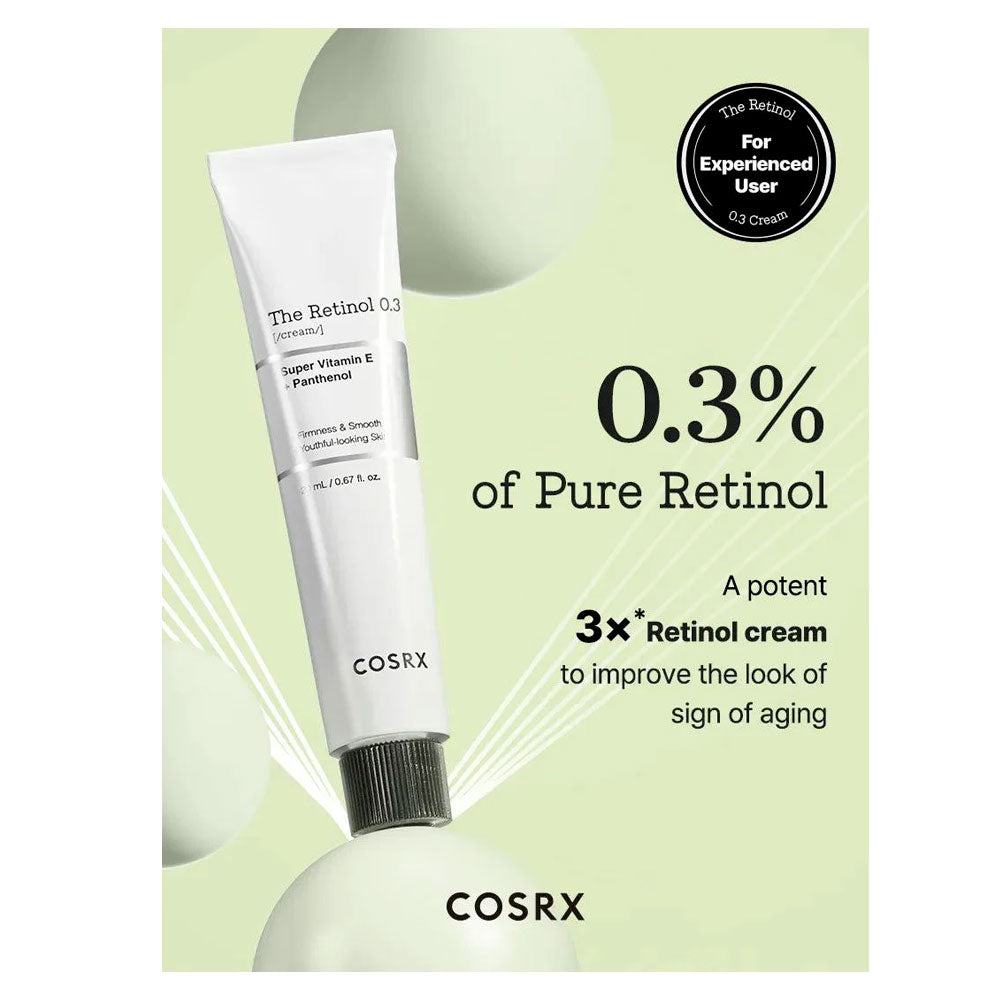 COSRX The Retinol 0.3 Cream - Peaches&Creme Shop Korean Skincare Malta