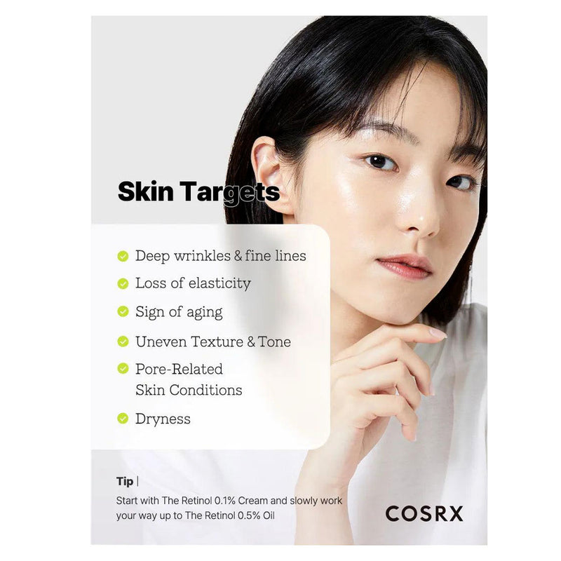 COSRX The Retinol 0.3 Cream - Peaches&Creme Shop Korean Skincare Malta