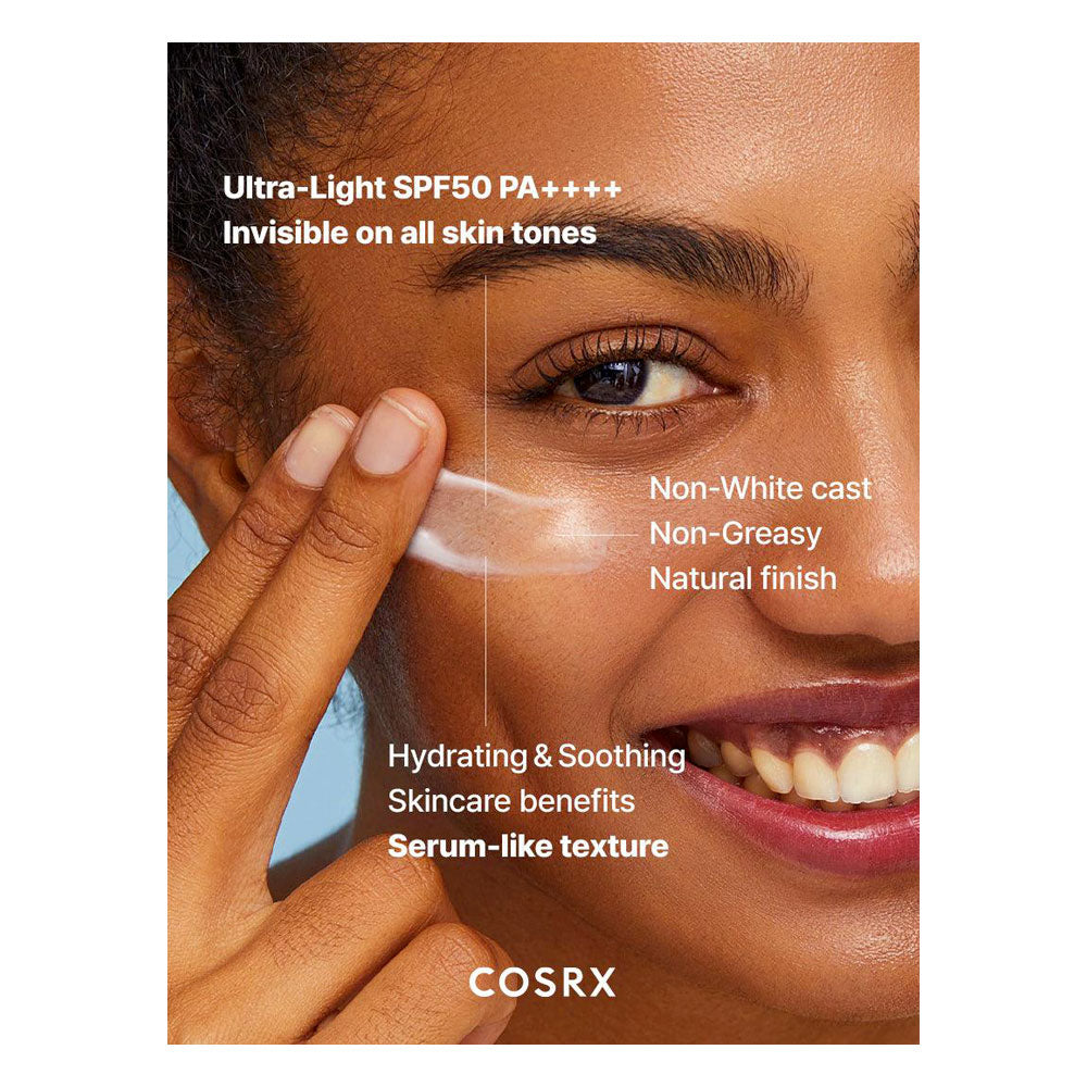 COSRX Ultra-Light Invisible Sunscreen - Peaches&Creme Shop Korean Skincare Malta