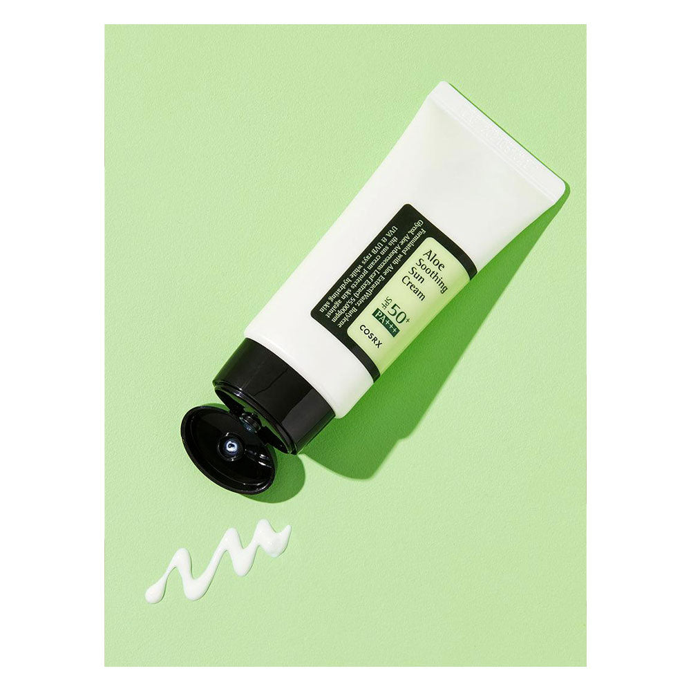 COSRX Aloe Soothing Sun Cream SPF50+ PA+++ - Peaches&Creme Shop Korean Skincare Malta