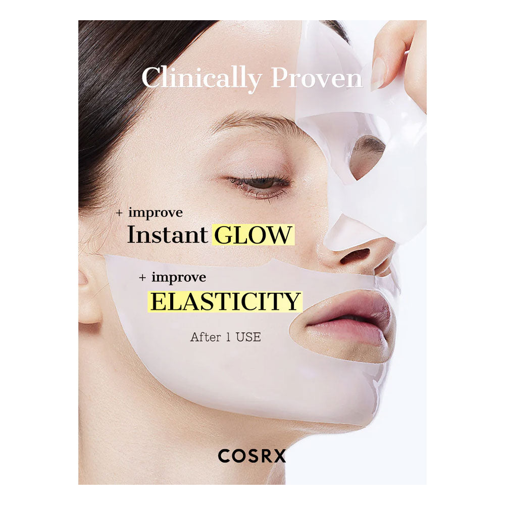 COSRX Advanced Snail Mucin Glass Glow Hydrogel Mask - Peaches&Creme Shop Korean Skincare Malta