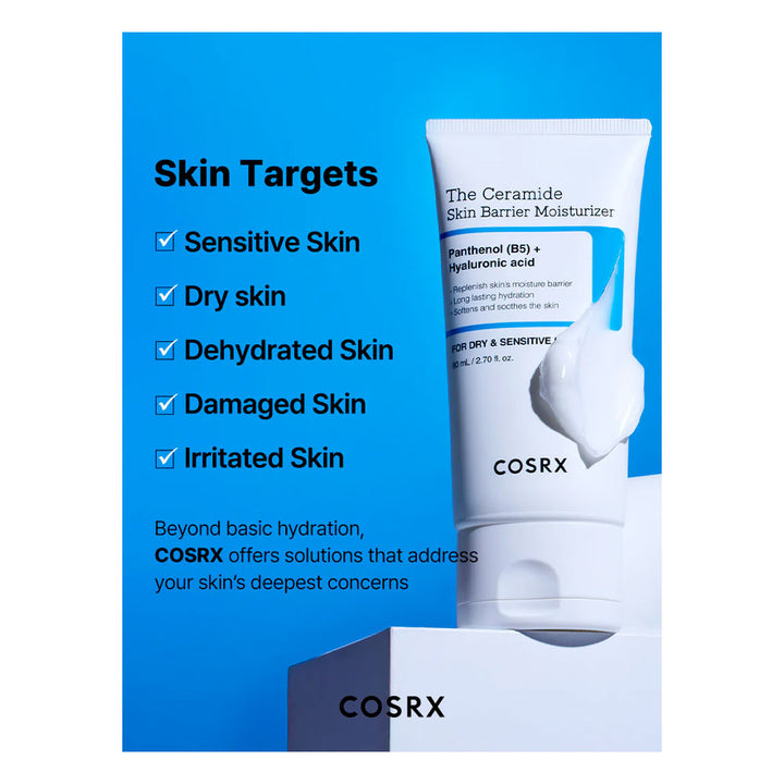 COSRX The Ceramide Skin Barrier Moisturizer - Peaches&Creme Shop Korean Skincare Malta