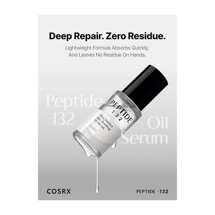COSRX PEPTIDE-132 Ultra Perfect Hair Bonding Oil Serum - Peaches&Creme Shop Korean Skincare Malta