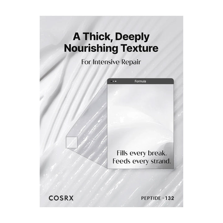 COSRX PEPTIDE-132 Ultra Perfect Hair Bonding Treatment - Peaches&Creme Shop Korean Skincare Malta