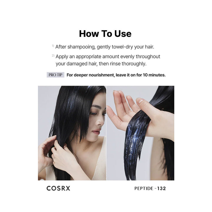 COSRX PEPTIDE-132 Ultra Perfect Hair Bonding Treatment - Peaches&Creme Shop Korean Skincare Malta