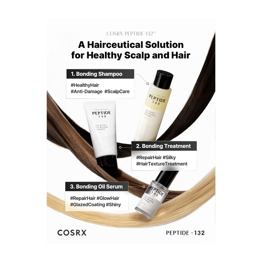 COSRX PEPTIDE-132 Ultra Perfect Hair Bonding Oil Serum - Peaches&Creme Shop Korean Skincare Malta