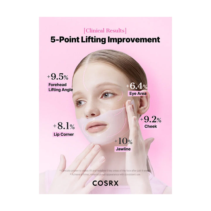COSRX The Peptide Collagen Lifting Glow Hydrogel Mask - Peaches&Creme Shop Korean Skincare Malta