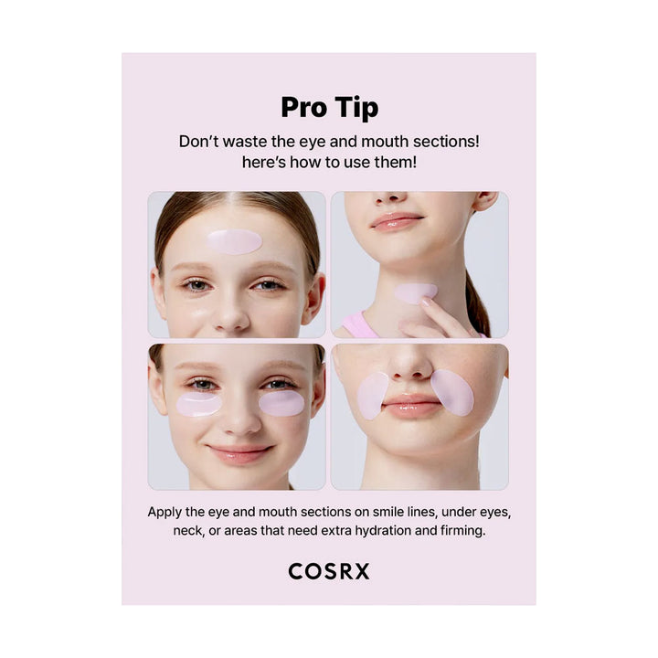 COSRX The Peptide Collagen Lifting Glow Hydrogel Mask - Peaches&Creme Shop Korean Skincare Malta