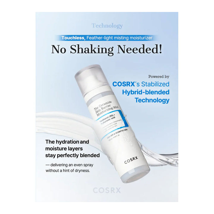COSRX The Ceramide Skin Barrier Moisturizing Mist - Peaches&Creme Shop Korean Skincare Malta