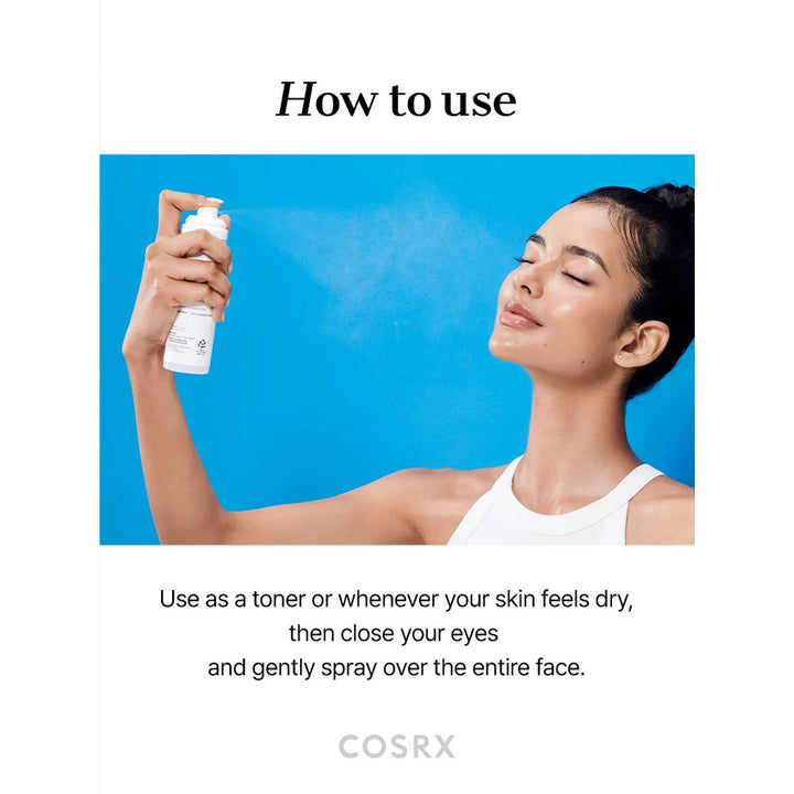 COSRX The Ceramide Skin Barrier Moisturizing Mist - Peaches&Creme Shop Korean Skincare Malta