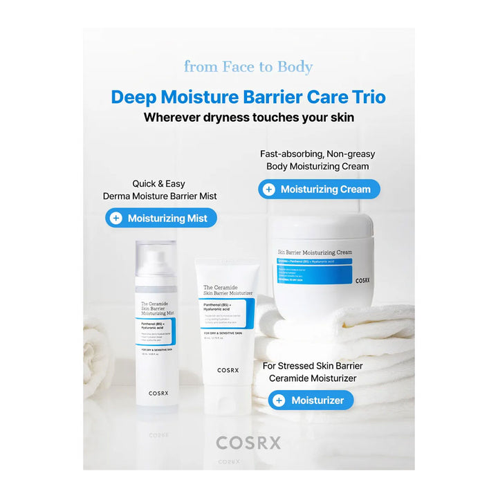 COSRX The Ceramide Skin Barrier Moisturizing Mist - Peaches&Creme Shop Korean Skincare Malta