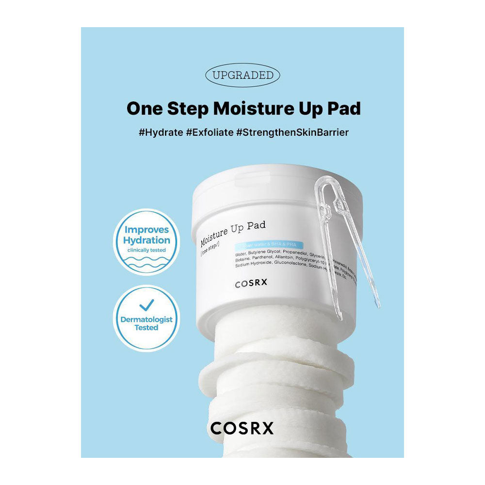 COSRX One Step Moisture Up Pad - Peaches&Creme Shop Korean Skincare Malta