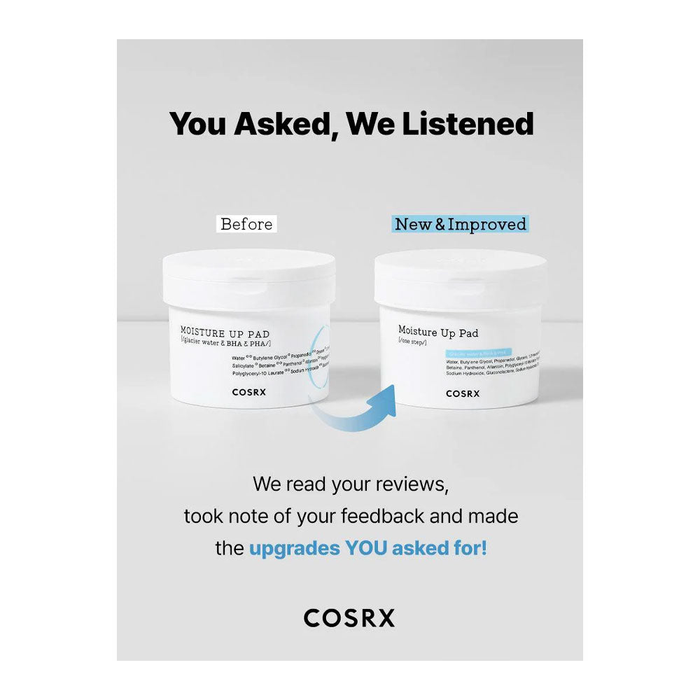 COSRX One Step Moisture Up Pad - Peaches&Creme Shop Korean Skincare Malta