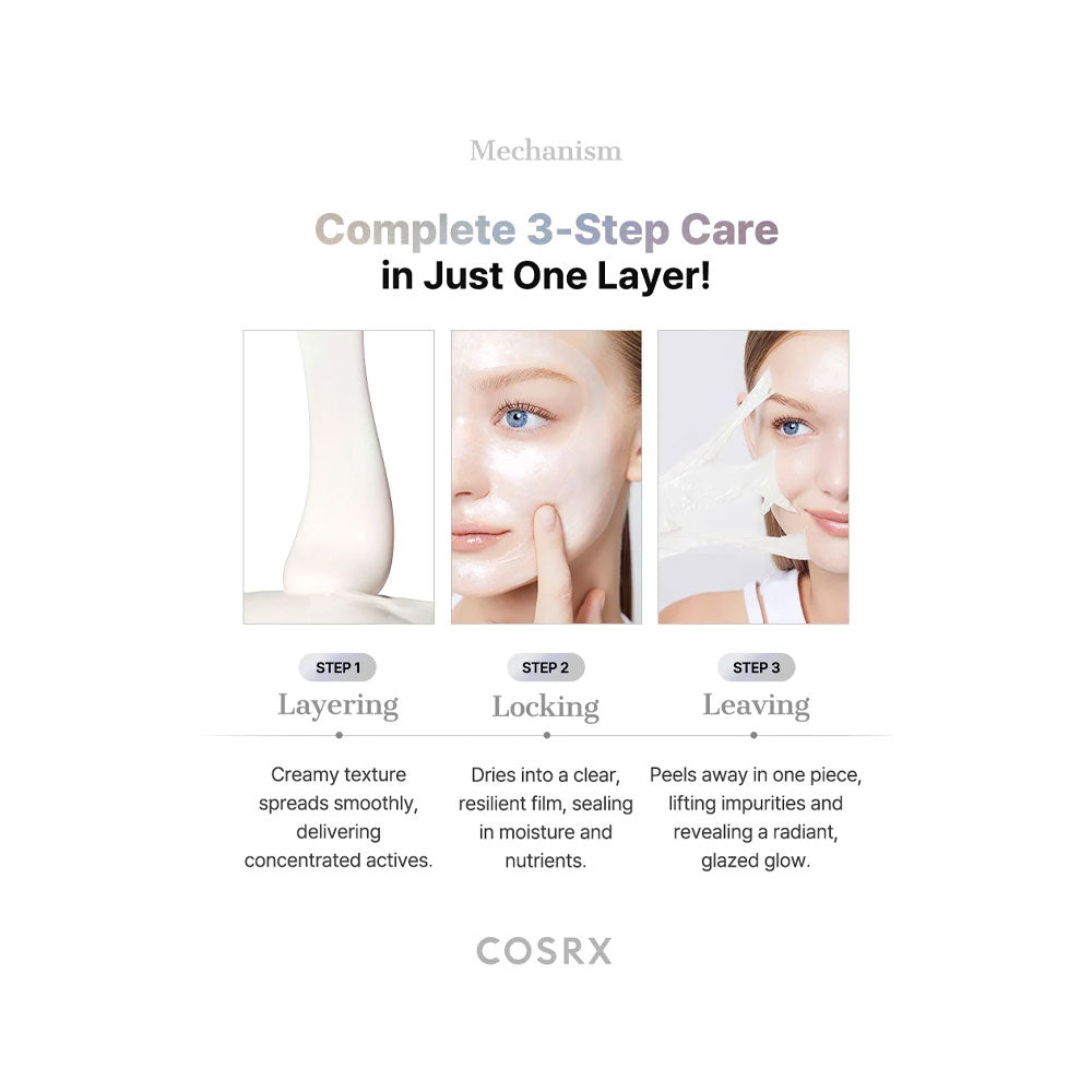COSRX PDRN EXOSOME Skinplaning Glaze Mask - Peaches&Creme Shop Korean Skincare Malta